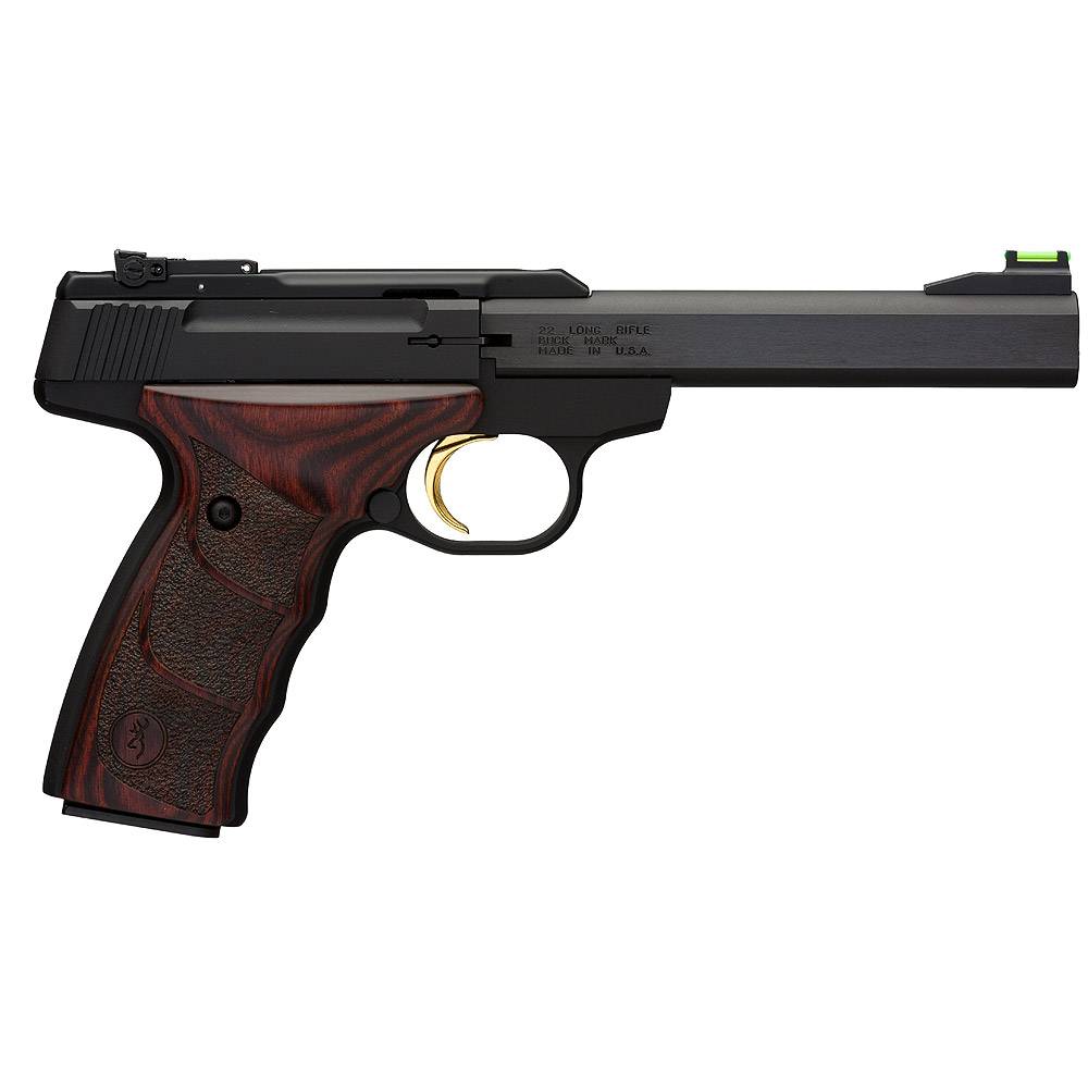 Browning Buck Mark Plus Rosewood UDX CA Compliant 22 LR 5.5in 051429490-img-0