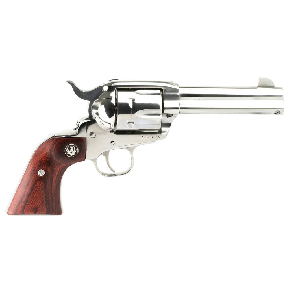 Ruger Vaquero Stainless Wood 45 Colt 4.62in 6 Shot 5105-img-0