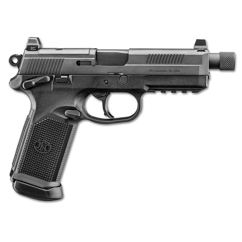 FN FNX-45 Tactical Black 45 ACP 5.3in 2-15Rd Mags 66966-img-0