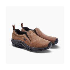 Merrell Men's Jungle Moc Nubuck Waterproof Slip-On Shoe Size 9 Brown J52927-9 