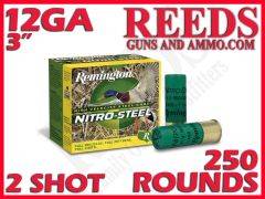 Remington Nitro Steel Non Toxic 12 Ga 3in 2 Shot 1-1/4oz 20798