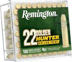 Remington GOLDEN HUNTER 22LR 40GR PLATED HOLLOW POINT R21251
