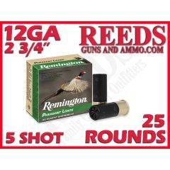 Remington 12GA PHEASANT LOAD LEAD 2-3/4IN 5 25RD 20024