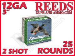 Remington Sportsman Hi-Speed Steel 12 Ga 1-1/8oz 2 Shot 3in 20977