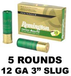 Remington 12GA ACCUTIP SLUG 385GR 3IN 5RD 20731