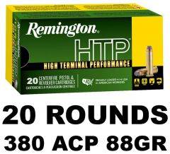 Remington 380AUTO HTP JHP 88GR 20RD 22248