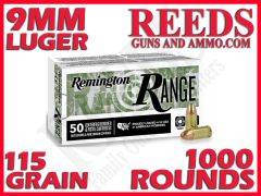 Remington Range 9mm Brass FMJ 115 Grain R27778