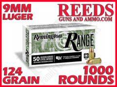 Remington Range FMJ 9mm Luger 124 Grain R27780