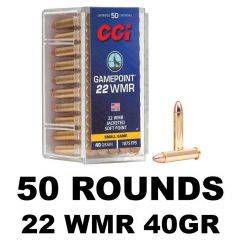 CCI 22MAG 40GR GAMEPOINT 50RD 0022
