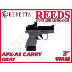 Beretta APX A1 Carry Wolf Gray Burris Red Dot 9mm 3in 1-8Rd JAXN9268A1CO