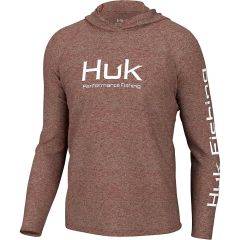 Huk Pursuit Hoodie Heather Size 2XL H1200486-647-XXL