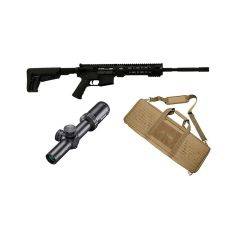 Alex Pro Firearms Alpha Carbine Defiance Black 5.56mm 16in With FREE Scope and Rifle Case