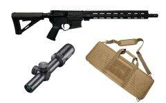 Alex Pro Firearms Slim Tactical Black 5.56 16in With FREE Scope and Rifle Case