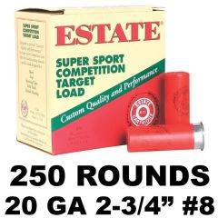 Estate 20GA SUPER SPORT 8 SHOT 7/8OZ 250RDS