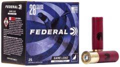 Federal 28GA GAME SHOK LEAD 2-3/4IN 7.5 25RDS H28975