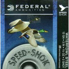 Federal Speed Shok Steel 12 GA 1-1/4OZ-2 3IN 25Rd WF1422