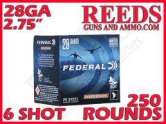 Federal Speed-Shok Steel 28 Ga 2-3/4in 6 Shot 5/8oz WF2836