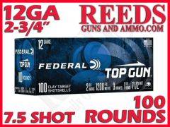Federal 12GA TOP GUN LEAD 2-3/4IN 7.5 100RD TG1210075