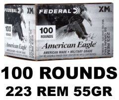 Federal American Eagle Brass FMJ 223 Rem 55 Grain AE223BLX