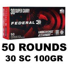 American Eagle 30SC TARGET FMJ 100GR 50RDS AE30SCA