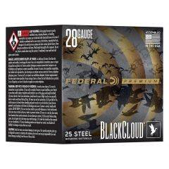 Federal 28GA BLACK CLOUD STEEL 3IN 3 25RD PWBX2853 