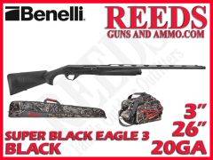 Benelli Super Black Eagle 3 Black 20 Ga 3in 26in 10340