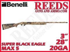Benelli Super Black Eagle 3 Max 5 Camo 20 Ga 3in 28in 10345