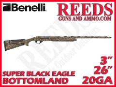 Benelli Super Black Eagle 3 Bottomland Camo 20 Ga 3in 26in 10346