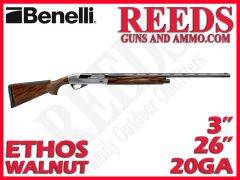 Benelli Ethos Field Walnut Nickel 20 Ga 3in 26in 10471