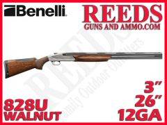 Benelli 828U Field Walnut Nickel 12 Ga 3in 26in 10703