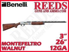 Benelli Montefeltro Silver Featherweight Walnut 12 Ga 3in 26in 10818