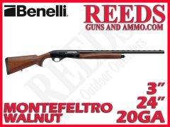 Benelli Montefeltro 2023 Compact Walnut 20 Ga 3in 24in 10886