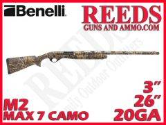 Benelli M2 Field Max 7 Camo 20 Ga 3in 26in 11177