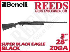 Benelli Super Black Eagle 3 BEST Black 20 Ga 3in 28in 12104