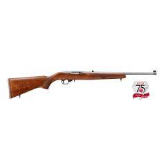 Ruger 10/22 Sporter 75th Anniversary Walnut Stainless 22 LR 18.5in 31275