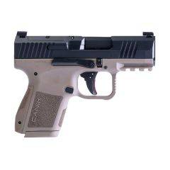 Canik Mete MC9 Two-Tone Black FDE 9mm 3.18in 2 Mags HG7620BD-N