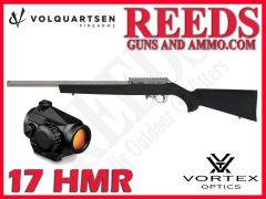 Volquartsen Firearms Classic Hogue Black 17HMR w/Vortex RD