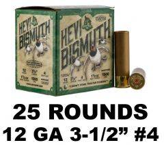 HEVI-Shot Hevi Bismuth Waterfowl 12 GA 1-1/2oz-4 3-1/2in 25Rd HS14504 