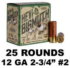 HEVI-Shot Hevi Bismuth 12 GA 1-1/4oz-2 2-3/4in 25Rd HS14702 