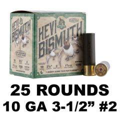 HEVI-Shot Hevi Bismuth 10 GA 1-3/4oz-2 3-1/2in 25Rd HS15502