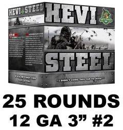 HEVI-Shot 12GA HEVI STEEL 3IN 1-1/4OZ 2 25RD HS60002