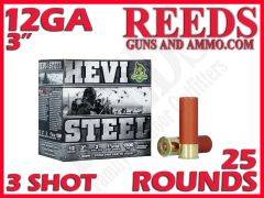 HEVI-Shot 12GA HEVI STEEL 3IN 1-1/4OZ 3 25RD HS60003