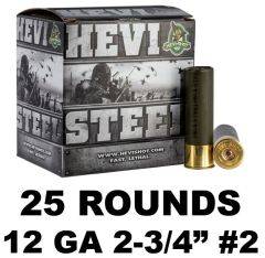 HEVI-SHOT HEVI STEEL 12GA 2.75IN 1 1/8OZ 2 HS61222
