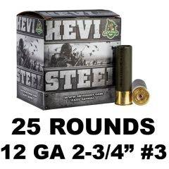 Hevi-Shot Hevi Steel 12 GA 1-1/8OZ 3 Shot 2-3/4in HS61223