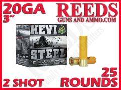 HEVI-Shot 20GA HEVI STEEL 3IN 2 25RDS HS62002