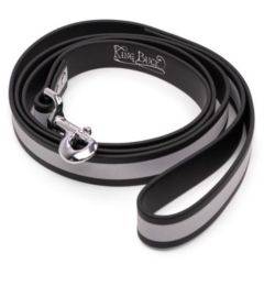 King Buck 6ft WP Soft Touch Reflective Leash KB-WRL-BLK-6-1