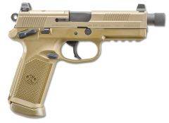 FN FNX-45 Tactical FDE 45 ACP 5.3in 2-15Rd Mags 66968