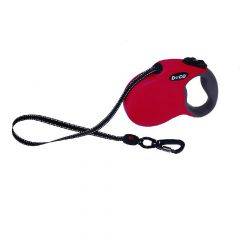Doco Everyday Adventure Retractable Leash (Red) Size Small DRL13-03S