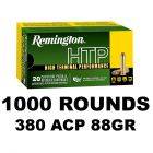 Remington HTP JHP 380 ACP 88 Grain 1000Rd 22248