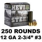 Hevi-Shot Hevi Steel 12 Ga 1-1/8oz 3 Shot 2-3/4in HS61223